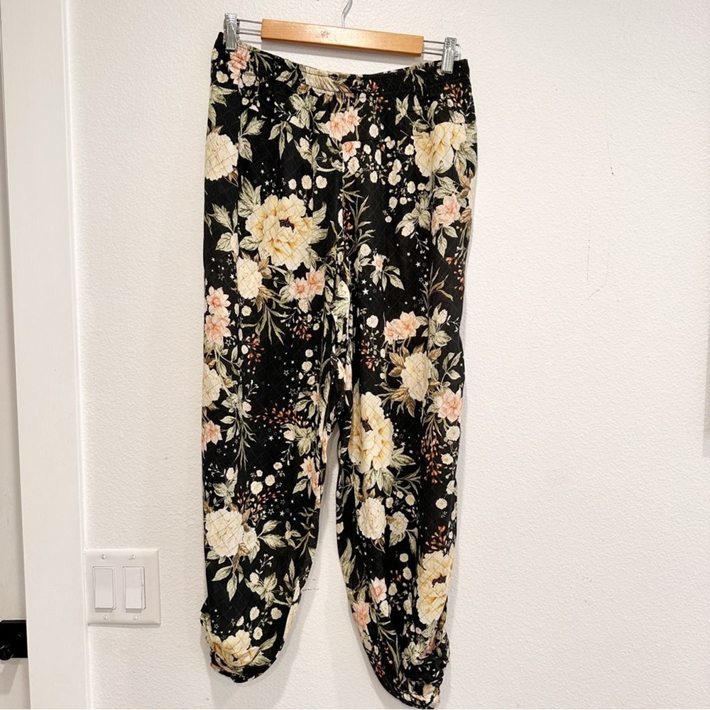 Farm Rio Floral Women’s Spring Summer Trouser Pants sz S